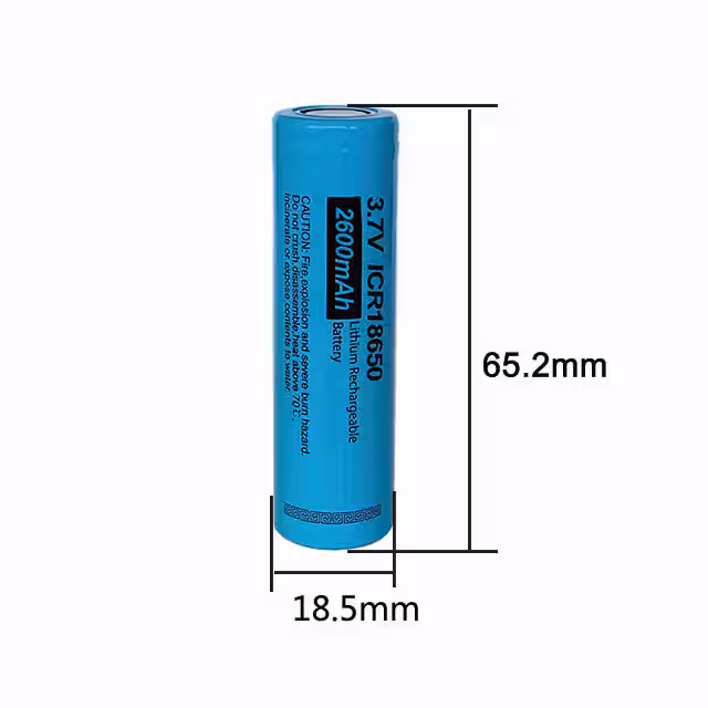 ICR18650-2600-F PKCELL  Piles rechargeables (secondaires)