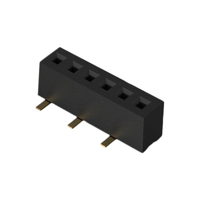 BC070-06-A-1-L-C GCT  Headers Receptacles Female Sockets