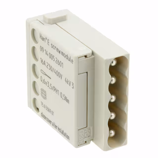 9140052601 HARTING  Heavy Duty Connector Inserts Modules