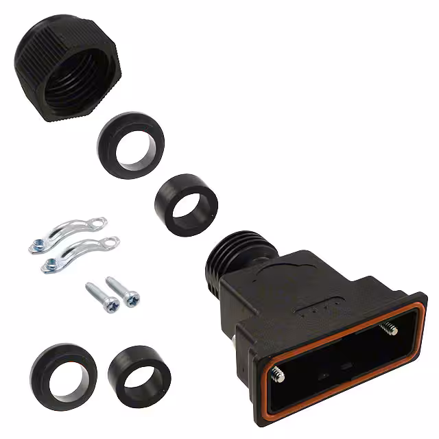 9670150438 HARTING  Capots de connecteurs D-Sub en forme de D