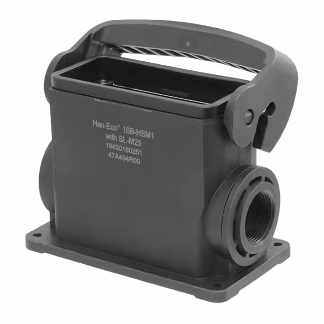 19430160251 HARTING  Alloggiamenti per connettori per impieghi gravosi, cappucci e basi