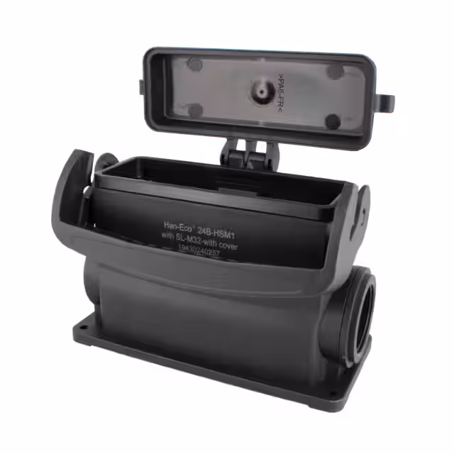 19430240257 HARTING  Boîtiers de connecteurs robustes, capots, bases