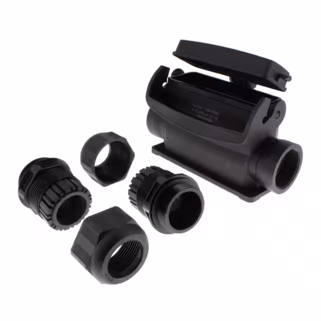 19431240298 HARTING  Alloggiamenti per connettori per impieghi gravosi, cappucci e basi