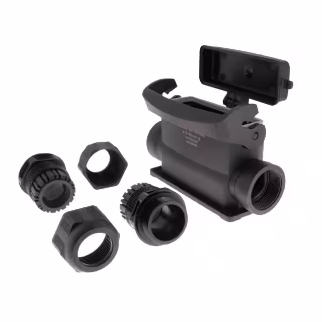 19433240298 HARTING  Boîtiers de connecteurs robustes, capots, bases