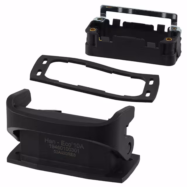 19460100301 HARTING  Carcasas de conectores de alta resistencia, bases y cubiertas