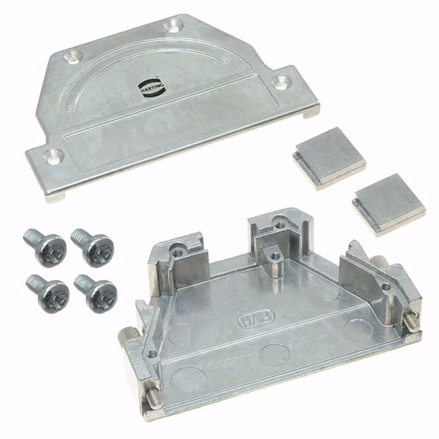 61030013018 HARTING  Capots de connecteurs D-Sub en forme de D