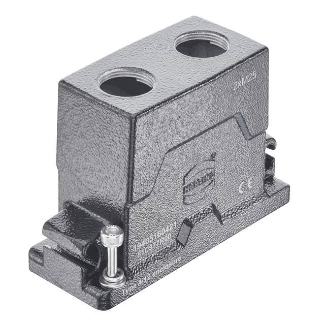 19405160421 HARTING  Carcasas de conectores de alta resistencia, bases y cubiertas