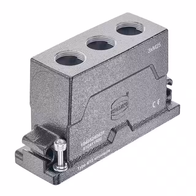 19405240432 HARTING  Alloggiamenti per connettori per impieghi gravosi, cappucci e basi