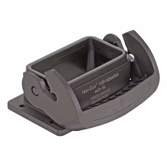 19430100330 HARTING  Carcasas de conectores de alta resistencia, bases y cubiertas