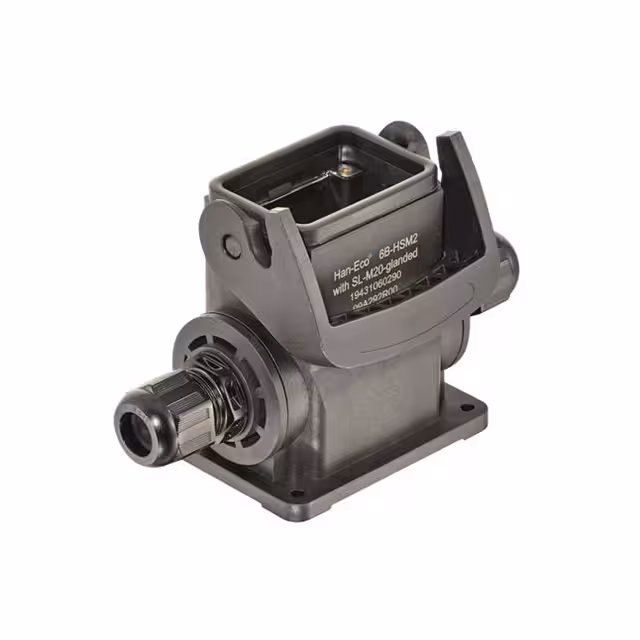 19431060290 HARTING  Boîtiers de connecteurs robustes, capots, bases