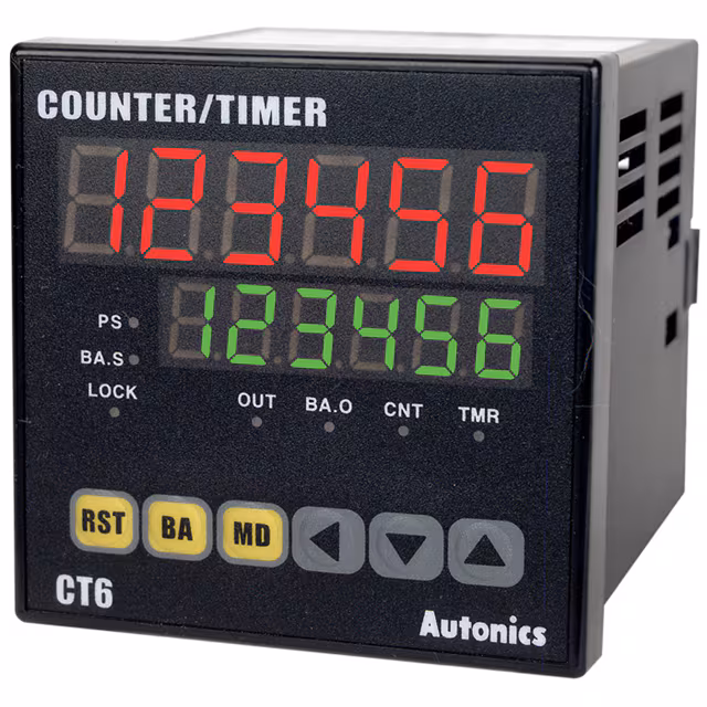 CT6M-2P4 Autonics Compteurs de panneaux - Compteurs horaires