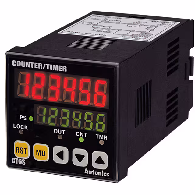 CT6S-2P4T Autonics  Panel Meters - Counters Hour Meters