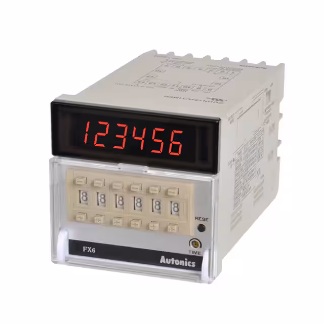 FX6-100-240VAC Autonics  Panel Meters - Counters Hour Meters