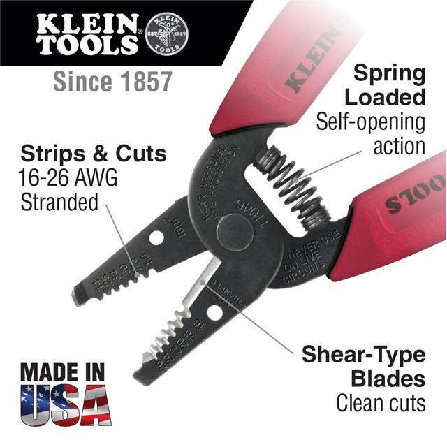 11046 Klein Tools, Inc.  Pinces à dénuder et accessoires