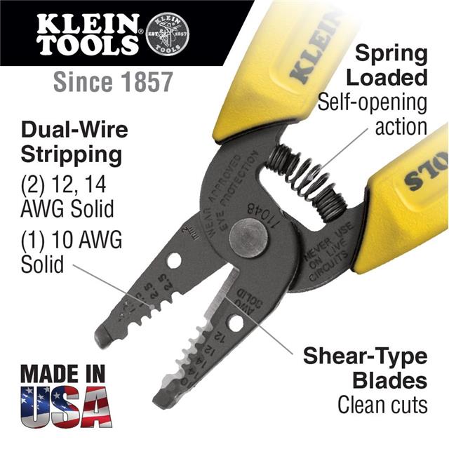 11048 Klein Tools, Inc.  Pinces à dénuder et accessoires