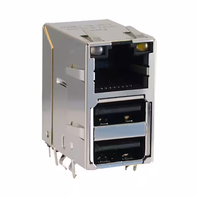 GSPX-B-S2-GG-9100-R1 Kycon, Inc.  Modular Connector Jacks With Magnetics