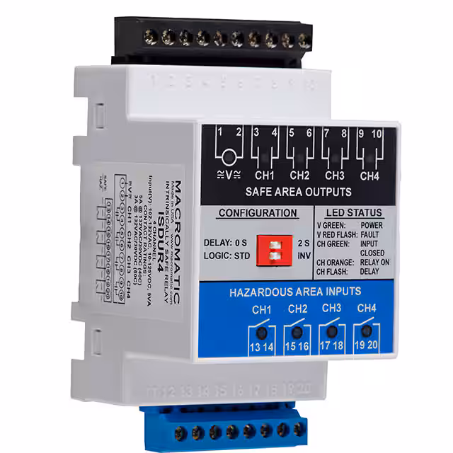 ISDUR4 Macromatic Industrial Controls  Power Relays Over 2 Amps