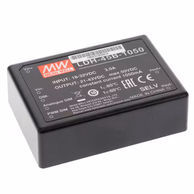 LDH-45B-1050 MEAN WELL USA Inc.  LED Drivers