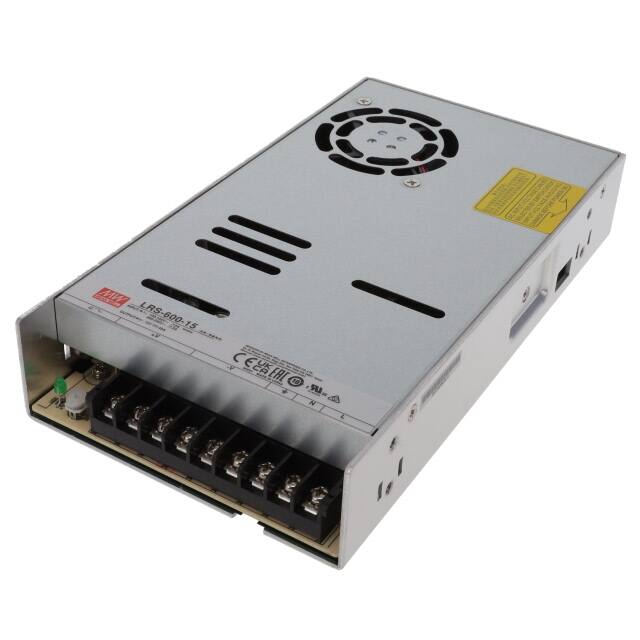 LRS-600-15 MEAN WELL USA Inc.  AC DC Converters