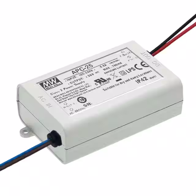APC-25-350 MEAN WELL USA Inc.  LED Drivers