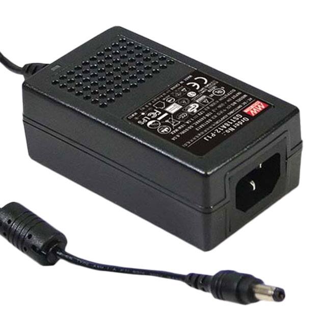 GST18A12-P1M MEAN WELL USA Inc.  Adattatori da parete da tavolo CA CC