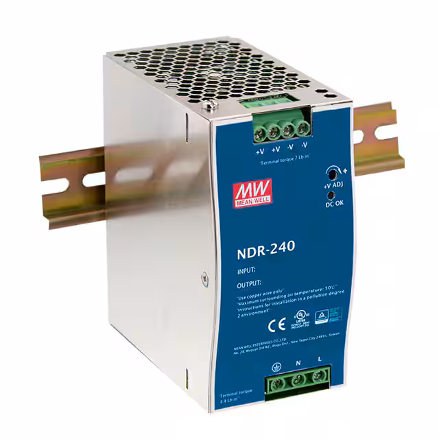NDR-240-48 MEAN WELL USA Inc.  Fuentes de alimentación industriales para riel DIN