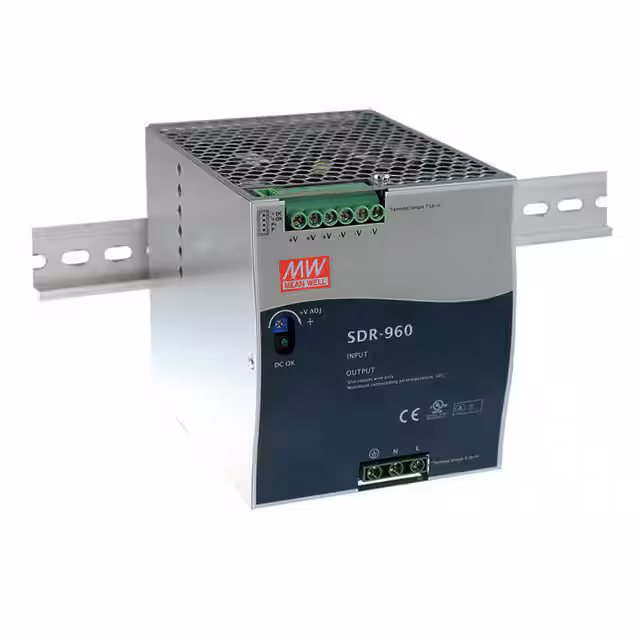SDR-960-48 MEAN WELL USA Inc.  Industrial DIN Rail Power Supplies
