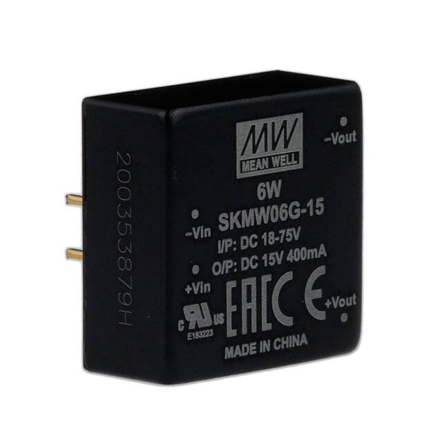 SKMW06G-15 MEAN WELL USA Inc.  Convertidores CC CC
