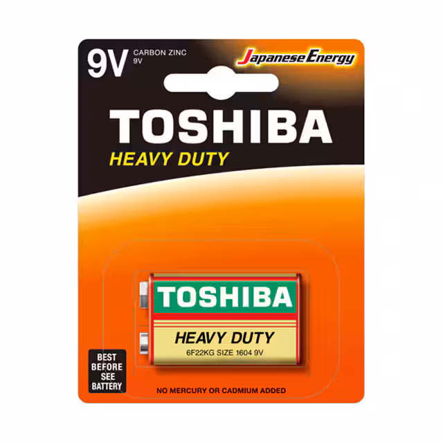 6F22KG (9V) Toshiba Lifestyle Products  Piles non rechargeables (primaires)