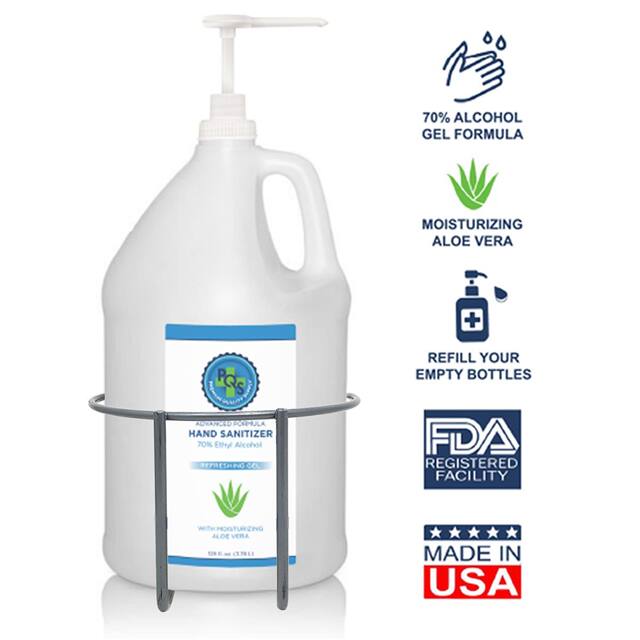 GAL-SANITIZER-W/RACK Micropower Battery Company  Chemicals Cleaners