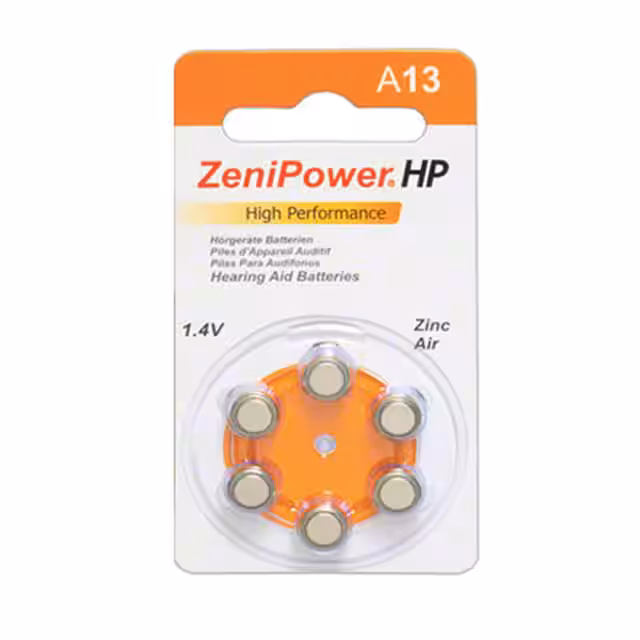 ZP-A13-D6 MF Zenipower  Piles non rechargeables (primaires)