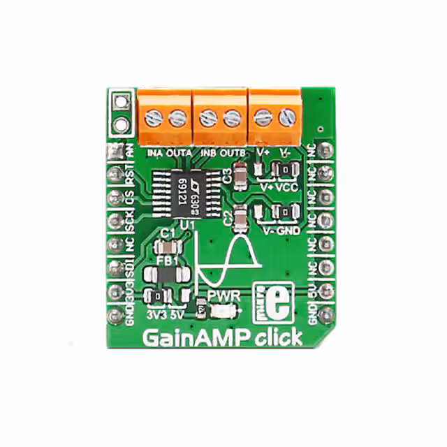 MIKROE-2555 MikroElektronika  Cartes d'évaluation - Cartes d'extension Cartes filles