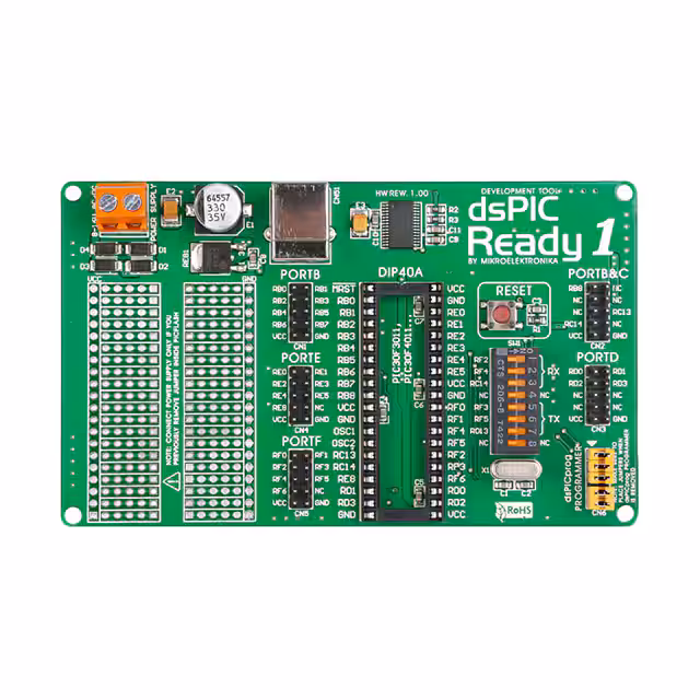 MIKROE-449 MikroElektronika  Cartes d'évaluation - Embarquées - MCU DSP