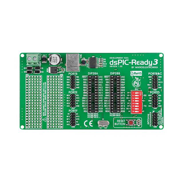 MIKROE-451 MikroElektronika  Cartes d'évaluation - Embarquées - MCU DSP