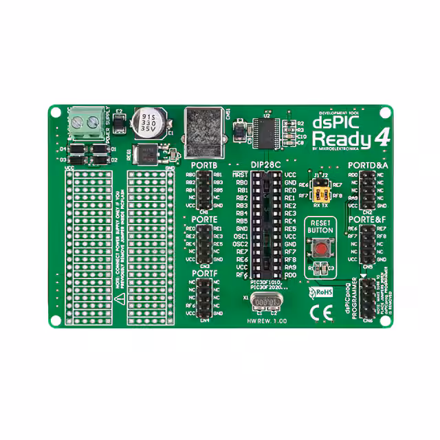 MIKROE-452 MikroElektronika  Cartes d'évaluation - Embarquées - MCU DSP