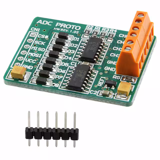 MIKROE-326 MikroElektronika  Cartes d'évaluation - Convertisseurs analogique-numérique (CAN)
