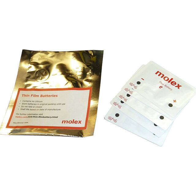 132990001 Molex  Piles non rechargeables (primaires)