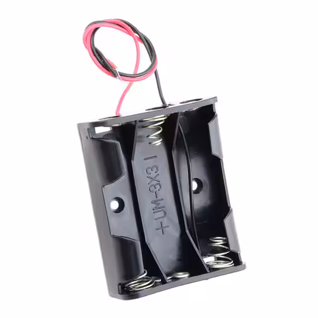 23-BH2-6 NTE Electronics, Inc  Supports de batterie, clips, contacts