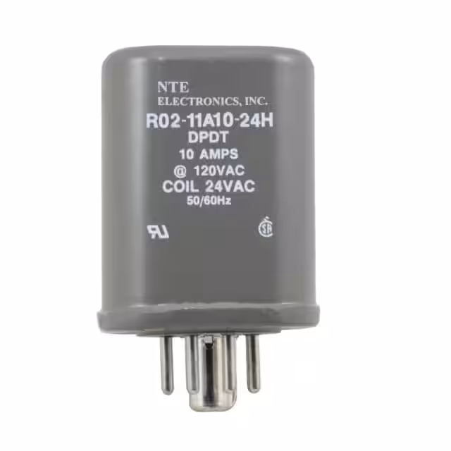 R02-11A10-24H NTE Electronics, Inc  Power Relays Over 2 Amps