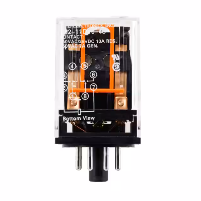 R02-11D10-48 NTE Electronics, Inc  Power Relays Over 2 Amps