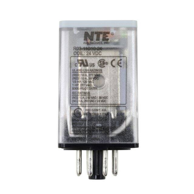R03-11D10-24 NTE Electronics, Inc  Power Relays Over 2 Amps