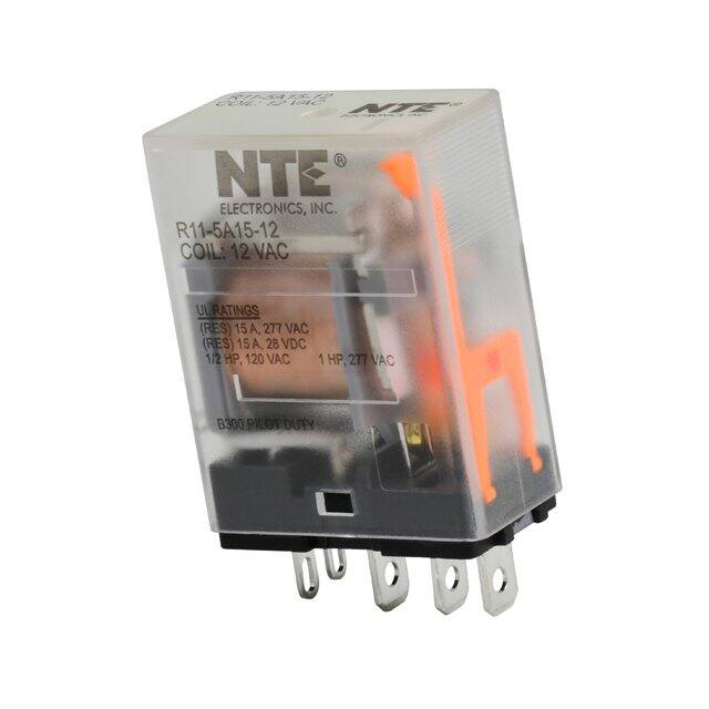 R11-5A15-12 NTE Electronics, Inc  Power Relays Over 2 Amps