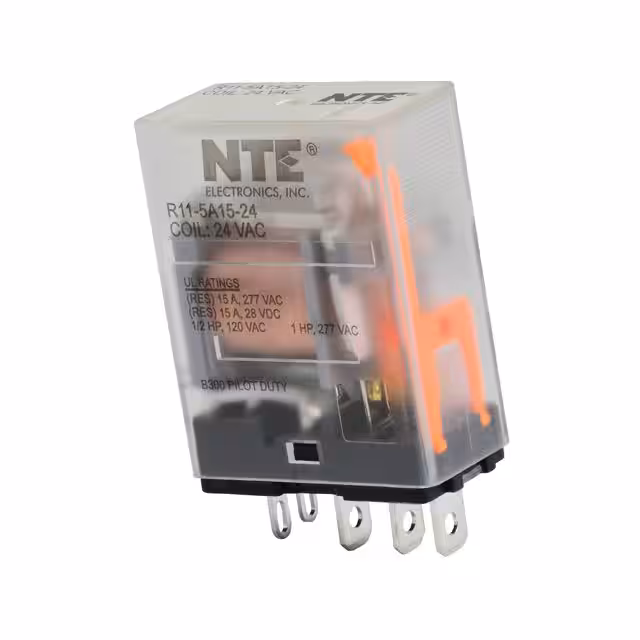 R11-5A15-24 NTE Electronics, Inc  Power Relays Over 2 Amps