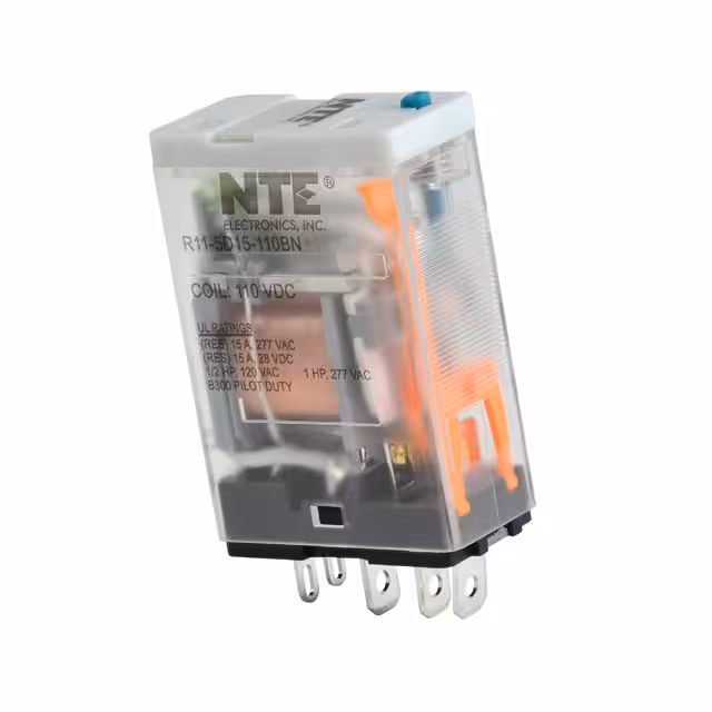 R11-5D15-110BN NTE Electronics, Inc  Power Relays Over 2 Amps