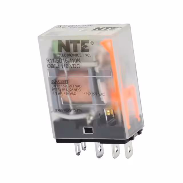 R11-5D15-110N NTE Electronics, Inc  Leistungsrelais über 2 Ampere