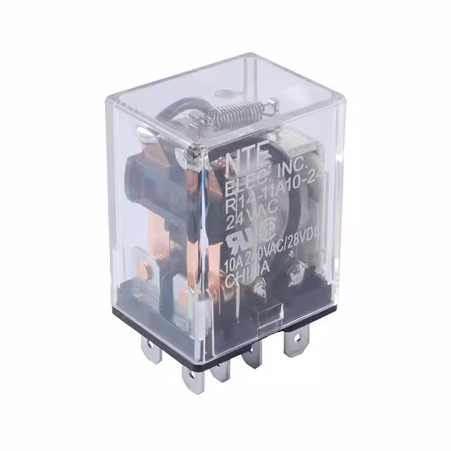 R14-11A10-120N NTE Electronics, Inc  Power Relays Over 2 Amps