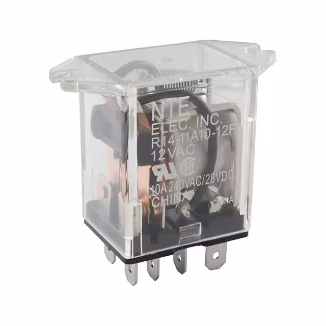 R14-11D10-6F NTE Electronics, Inc  Power Relays Over 2 Amps