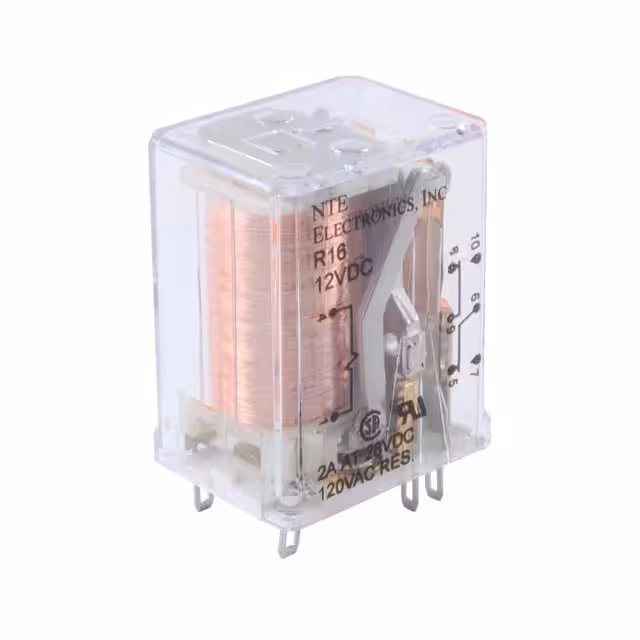 R16-11D5-12 NTE Electronics, Inc  Relè di potenza oltre 2 Ampere
