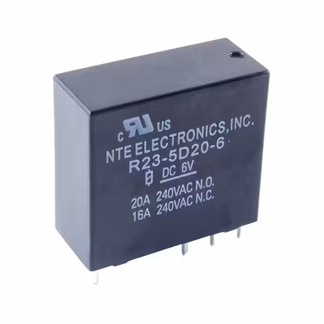 R23-5D20-12 NTE Electronics, Inc  Power Relays Over 2 Amps