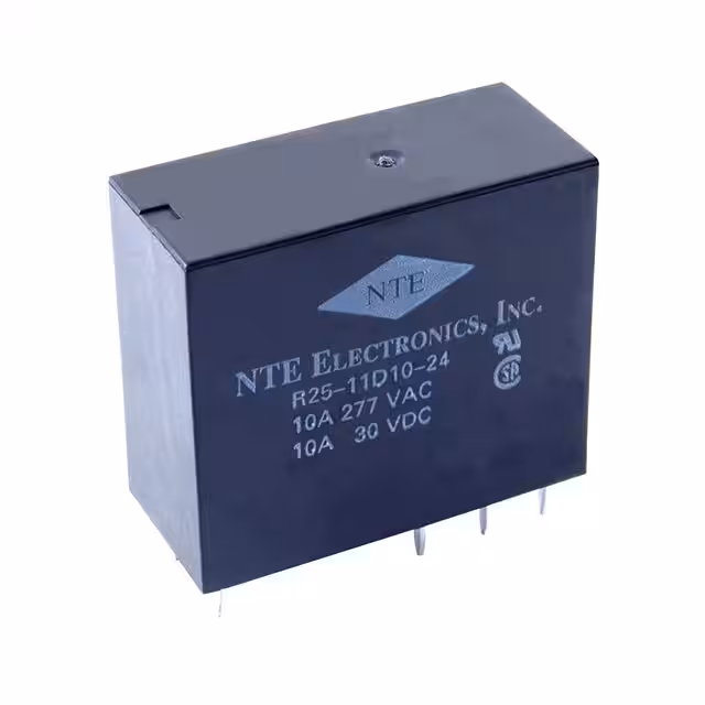 R25-11D10-48 NTE Electronics, Inc  Power Relays Over 2 Amps